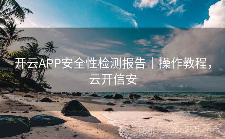 开云APP安全性检测报告|操作教程,云开信安 开云APP安全性检测报告|操作教程,云开信安